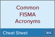 Common FISMA Acronyms